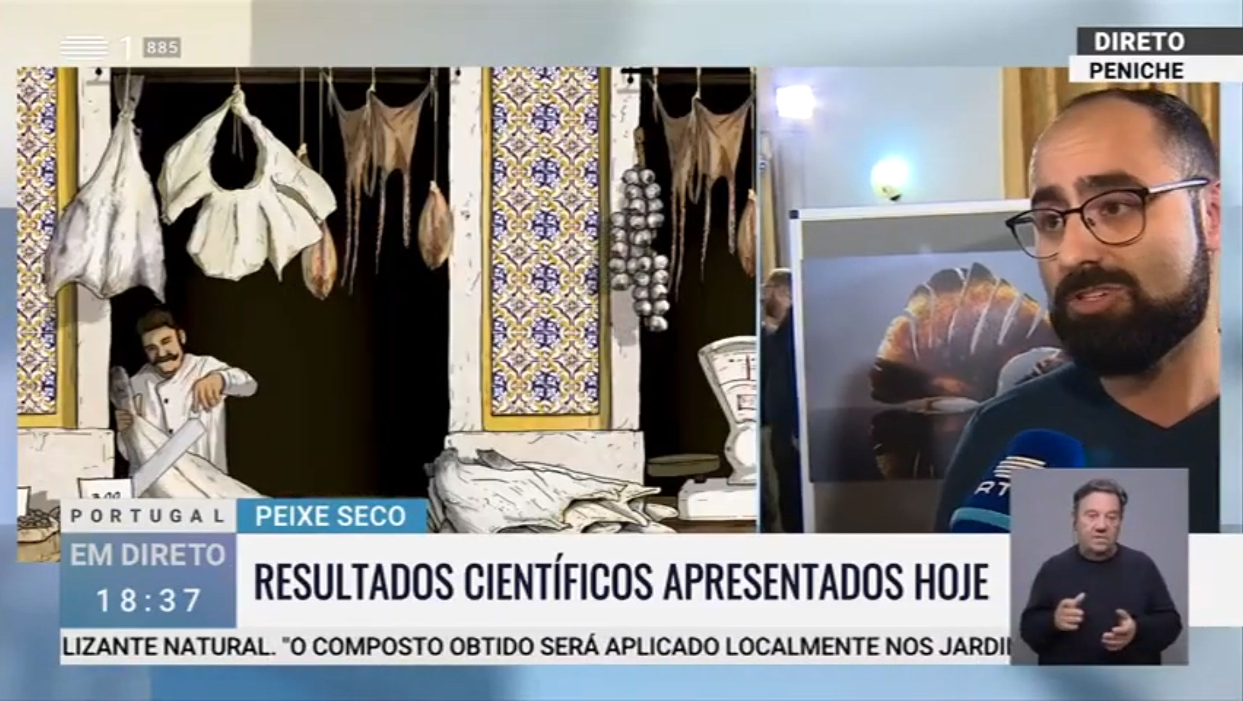 RTP em Peniche por causa do Peixe Seco
